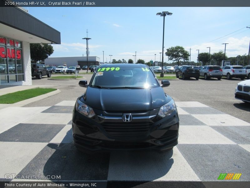 Crystal Black Pearl / Black 2016 Honda HR-V LX