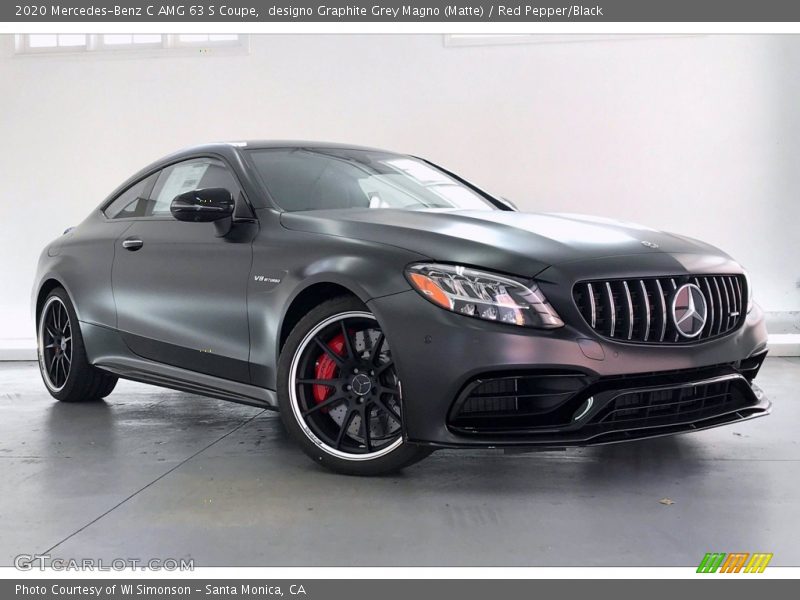 Front 3/4 View of 2020 C AMG 63 S Coupe