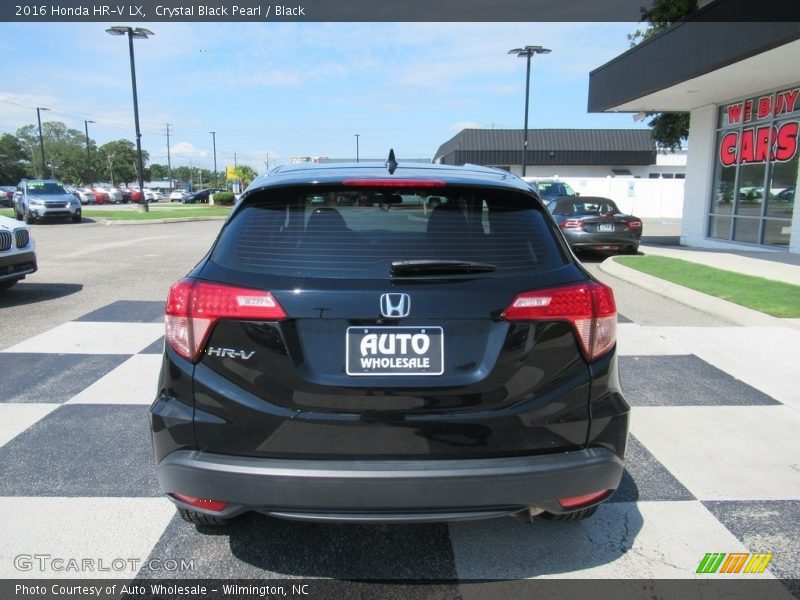 Crystal Black Pearl / Black 2016 Honda HR-V LX