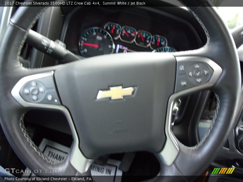 Summit White / Jet Black 2017 Chevrolet Silverado 3500HD LTZ Crew Cab 4x4