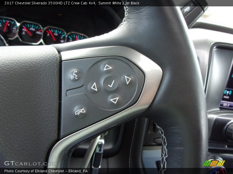 Summit White / Jet Black 2017 Chevrolet Silverado 3500HD LTZ Crew Cab 4x4