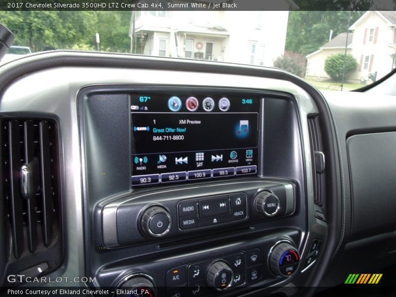 Summit White / Jet Black 2017 Chevrolet Silverado 3500HD LTZ Crew Cab 4x4