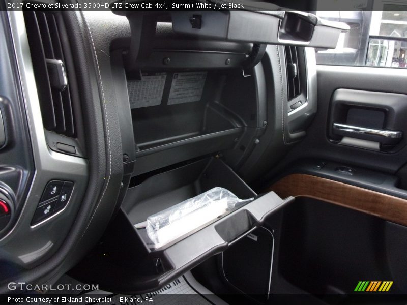 Summit White / Jet Black 2017 Chevrolet Silverado 3500HD LTZ Crew Cab 4x4