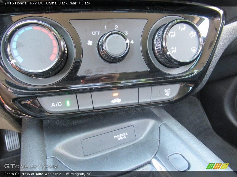 Crystal Black Pearl / Black 2016 Honda HR-V LX