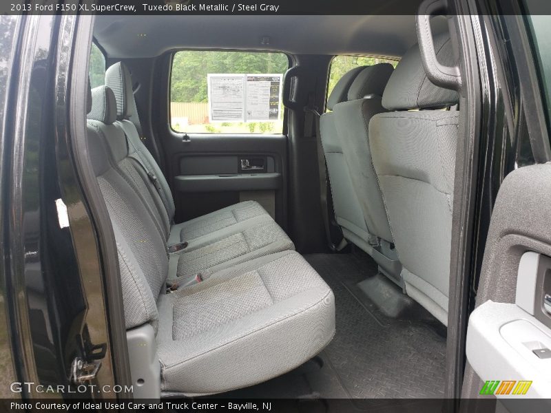 Tuxedo Black Metallic / Steel Gray 2013 Ford F150 XL SuperCrew