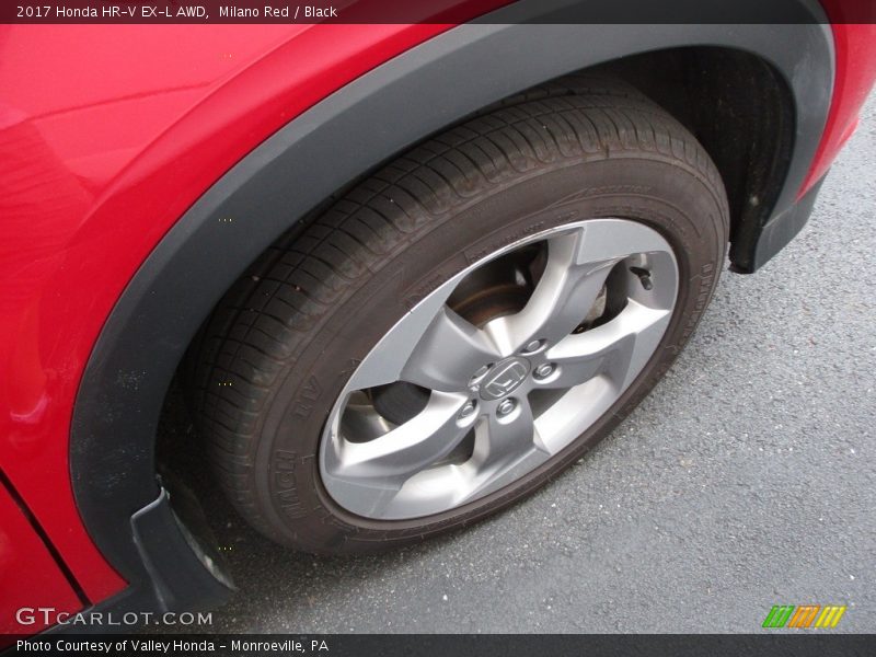 Milano Red / Black 2017 Honda HR-V EX-L AWD