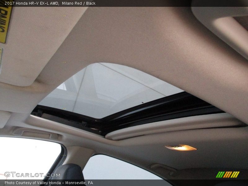 Milano Red / Black 2017 Honda HR-V EX-L AWD
