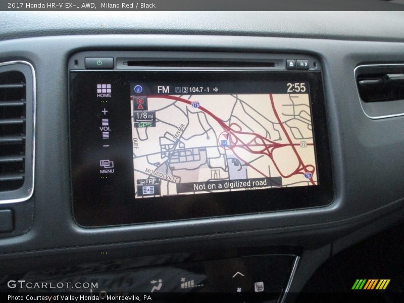 Milano Red / Black 2017 Honda HR-V EX-L AWD