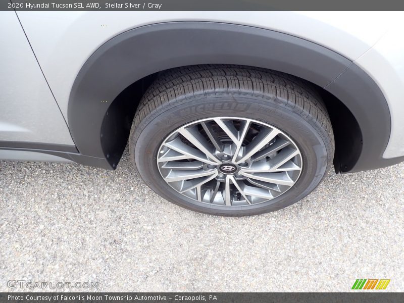 Stellar Silver / Gray 2020 Hyundai Tucson SEL AWD