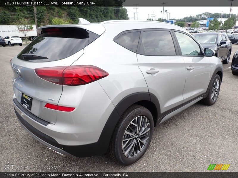 Stellar Silver / Gray 2020 Hyundai Tucson SEL AWD