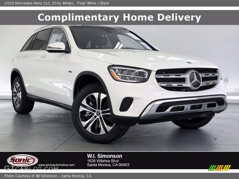 Polar White / Black 2020 Mercedes-Benz GLC 350e 4Matic