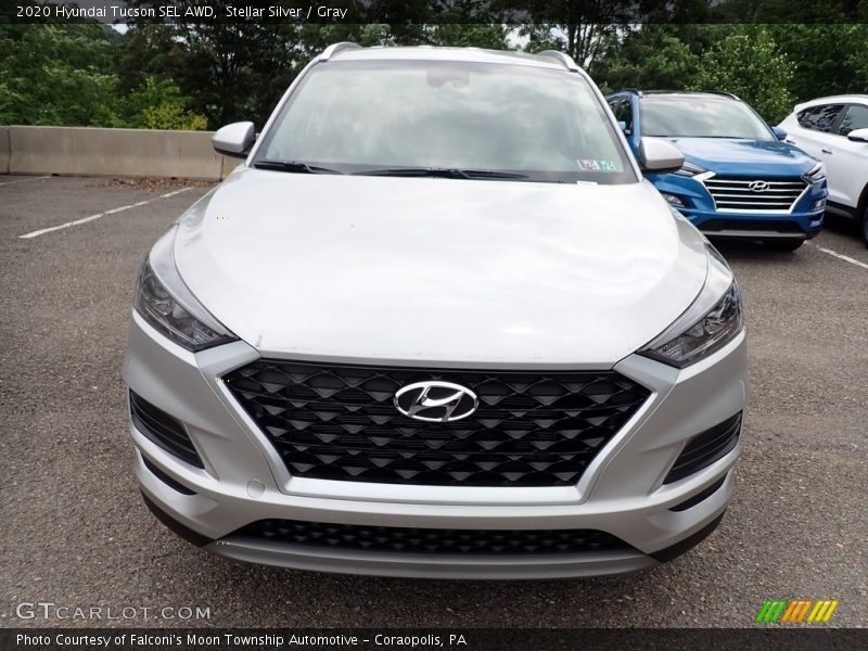 Stellar Silver / Gray 2020 Hyundai Tucson SEL AWD