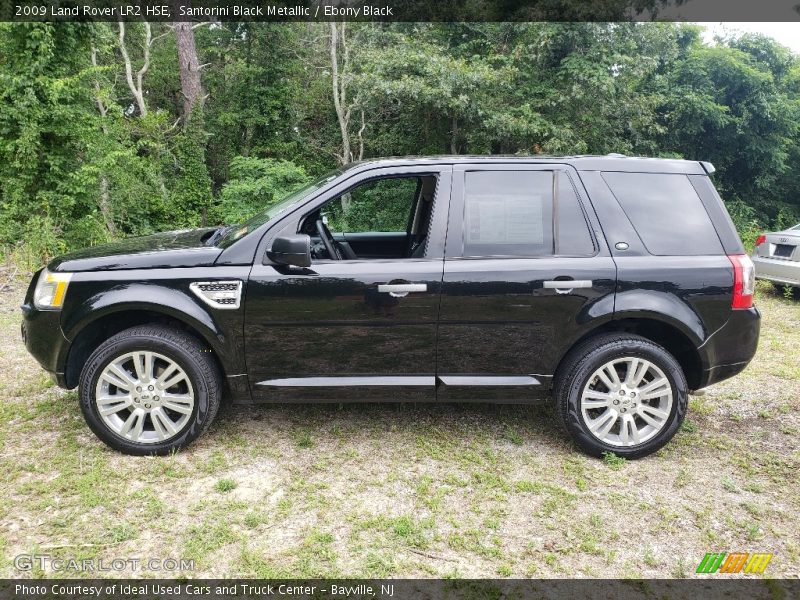 Santorini Black Metallic / Ebony Black 2009 Land Rover LR2 HSE