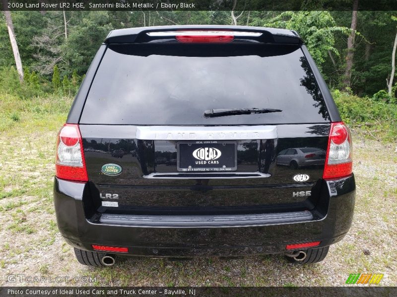 Santorini Black Metallic / Ebony Black 2009 Land Rover LR2 HSE