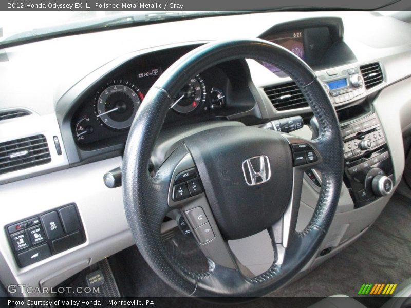Polished Metal Metallic / Gray 2012 Honda Odyssey EX-L