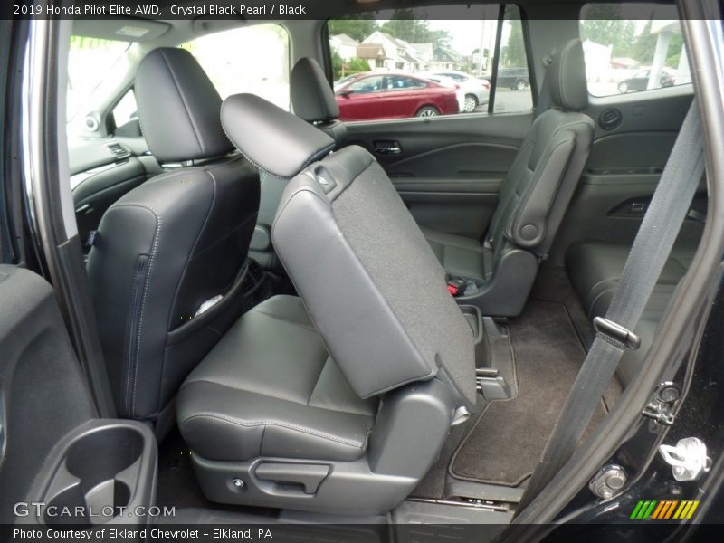 Crystal Black Pearl / Black 2019 Honda Pilot Elite AWD