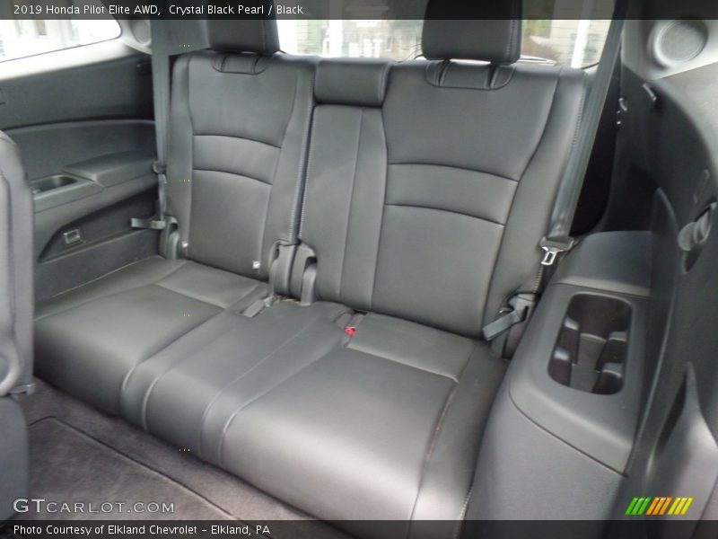 Crystal Black Pearl / Black 2019 Honda Pilot Elite AWD