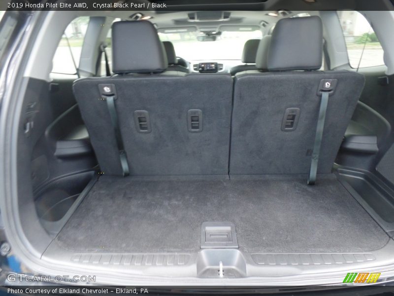 Crystal Black Pearl / Black 2019 Honda Pilot Elite AWD