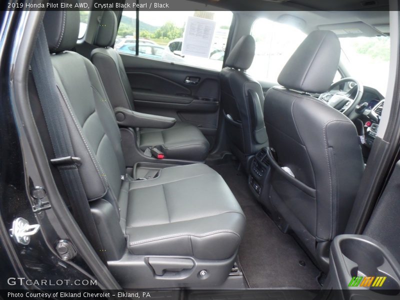 Crystal Black Pearl / Black 2019 Honda Pilot Elite AWD