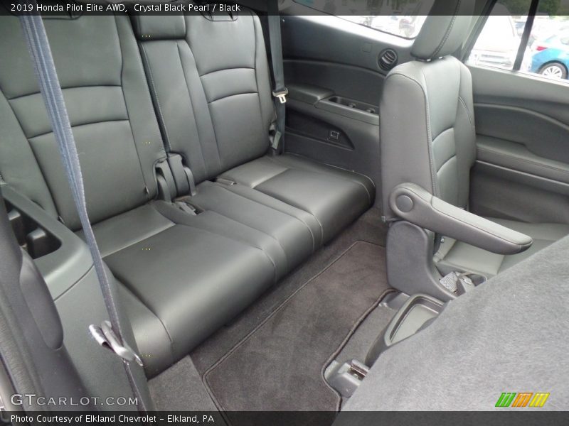 Crystal Black Pearl / Black 2019 Honda Pilot Elite AWD