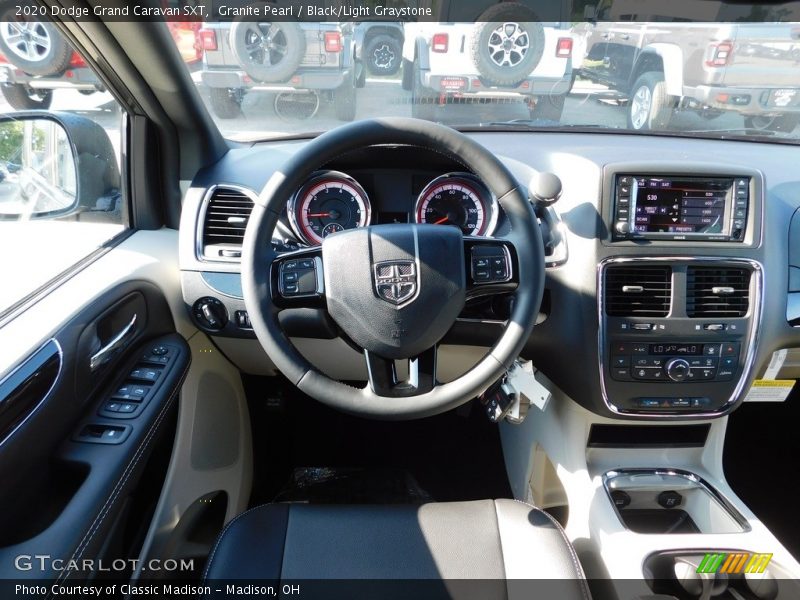 Granite Pearl / Black/Light Graystone 2020 Dodge Grand Caravan SXT