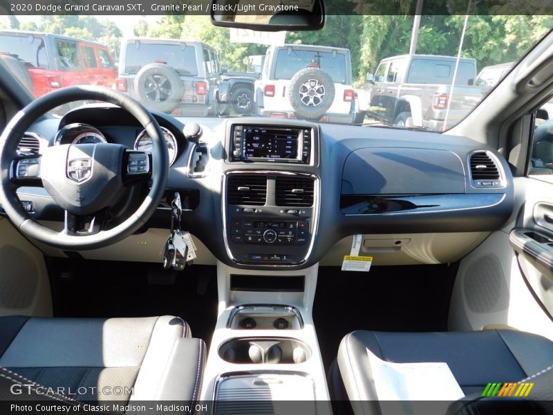 Granite Pearl / Black/Light Graystone 2020 Dodge Grand Caravan SXT