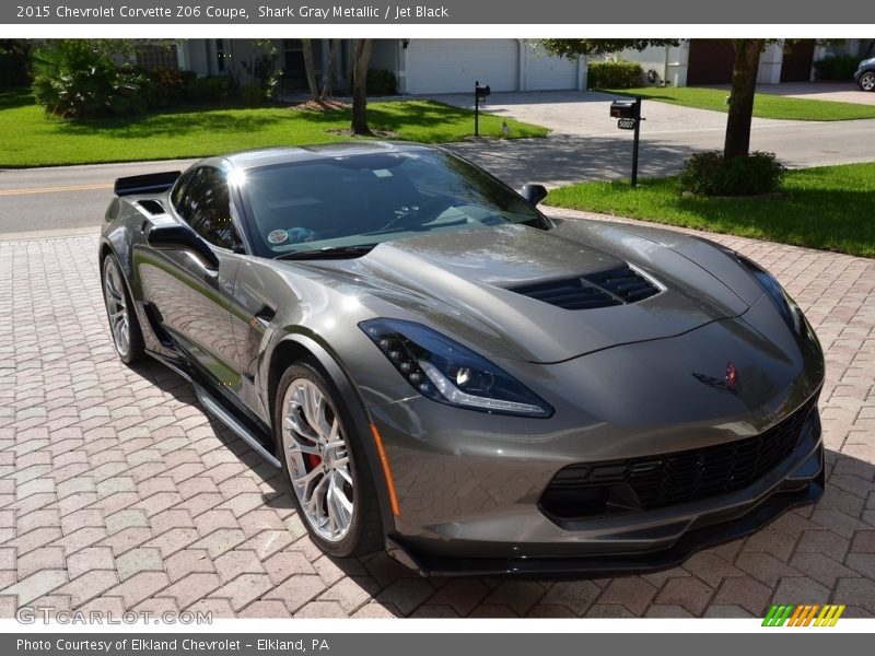 Shark Gray Metallic / Jet Black 2015 Chevrolet Corvette Z06 Coupe