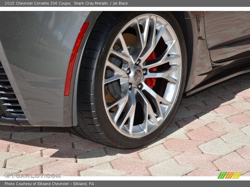 Shark Gray Metallic / Jet Black 2015 Chevrolet Corvette Z06 Coupe