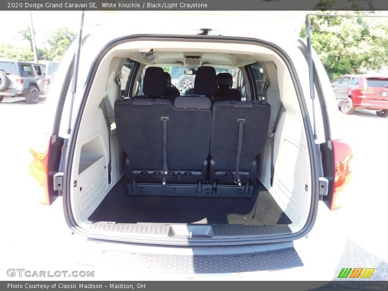 White Knuckle / Black/Light Graystone 2020 Dodge Grand Caravan SE