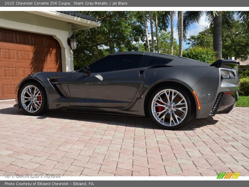 Shark Gray Metallic / Jet Black 2015 Chevrolet Corvette Z06 Coupe