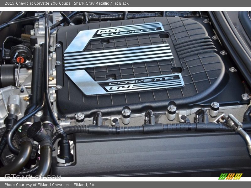Shark Gray Metallic / Jet Black 2015 Chevrolet Corvette Z06 Coupe