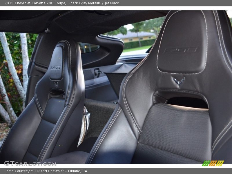 Shark Gray Metallic / Jet Black 2015 Chevrolet Corvette Z06 Coupe
