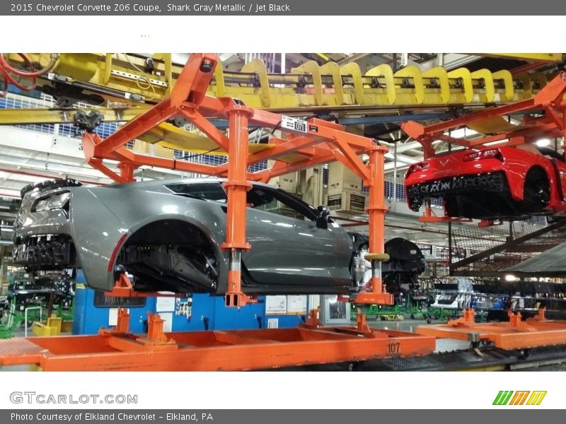 Shark Gray Metallic / Jet Black 2015 Chevrolet Corvette Z06 Coupe