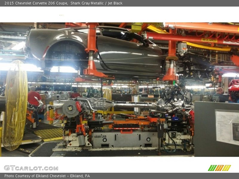 Shark Gray Metallic / Jet Black 2015 Chevrolet Corvette Z06 Coupe