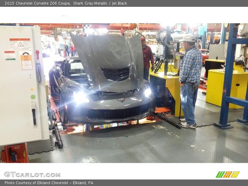 Shark Gray Metallic / Jet Black 2015 Chevrolet Corvette Z06 Coupe
