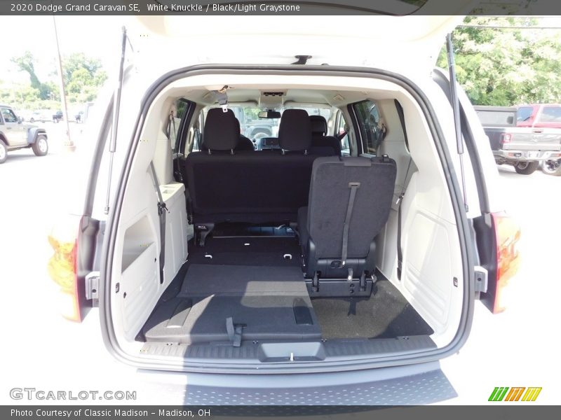 White Knuckle / Black/Light Graystone 2020 Dodge Grand Caravan SE