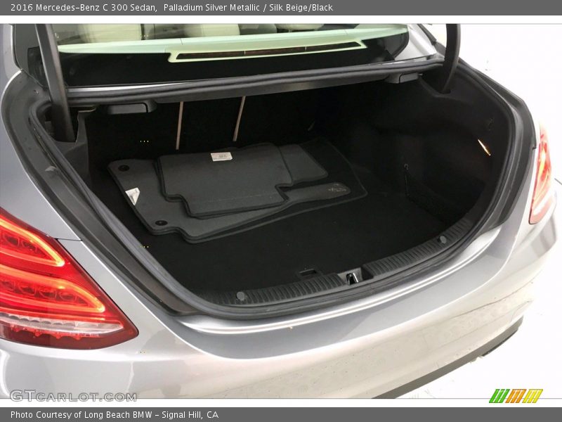 Palladium Silver Metallic / Silk Beige/Black 2016 Mercedes-Benz C 300 Sedan