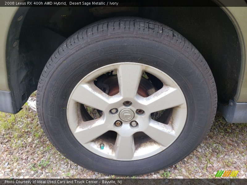 Desert Sage Metallic / Ivory 2008 Lexus RX 400h AWD Hybrid