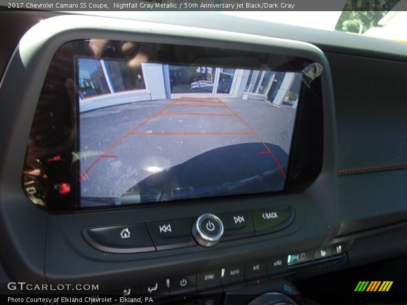 Nightfall Gray Metallic / 50th Anniversary Jet Black/Dark Gray 2017 Chevrolet Camaro SS Coupe