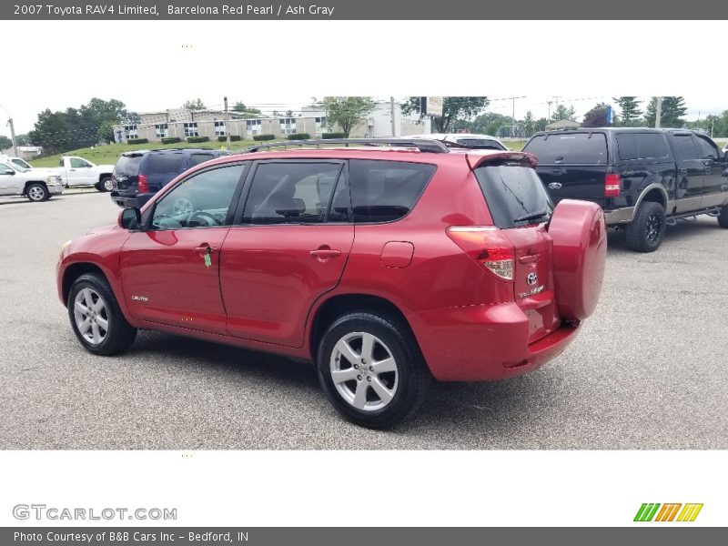 Barcelona Red Pearl / Ash Gray 2007 Toyota RAV4 Limited