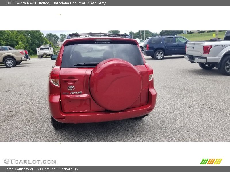 Barcelona Red Pearl / Ash Gray 2007 Toyota RAV4 Limited