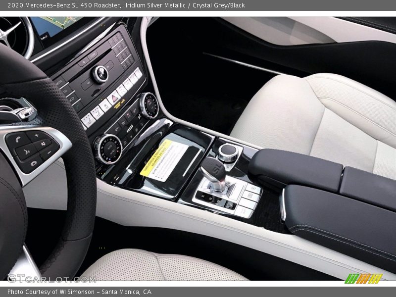 Iridium Silver Metallic / Crystal Grey/Black 2020 Mercedes-Benz SL 450 Roadster