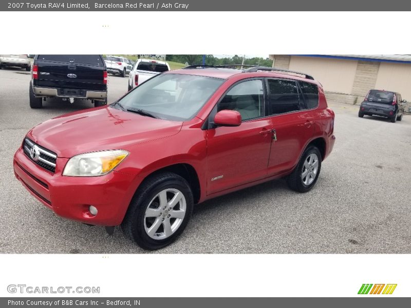 Barcelona Red Pearl / Ash Gray 2007 Toyota RAV4 Limited