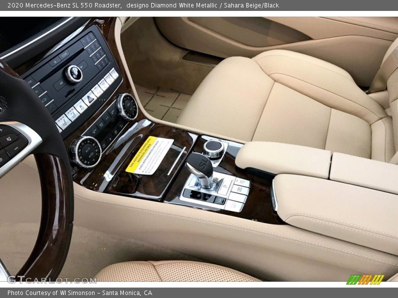 designo Diamond White Metallic / Sahara Beige/Black 2020 Mercedes-Benz SL 550 Roadster