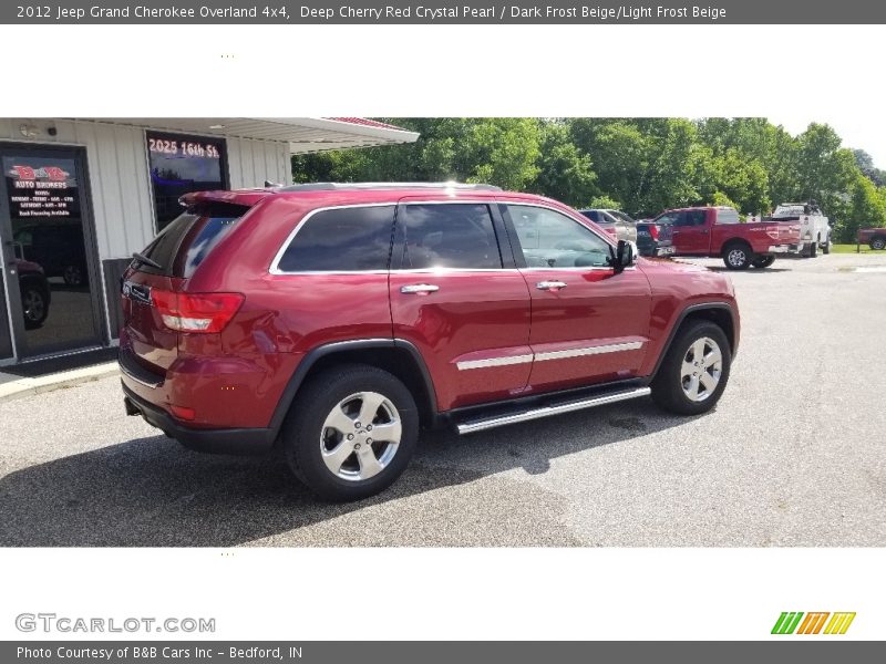 Deep Cherry Red Crystal Pearl / Dark Frost Beige/Light Frost Beige 2012 Jeep Grand Cherokee Overland 4x4