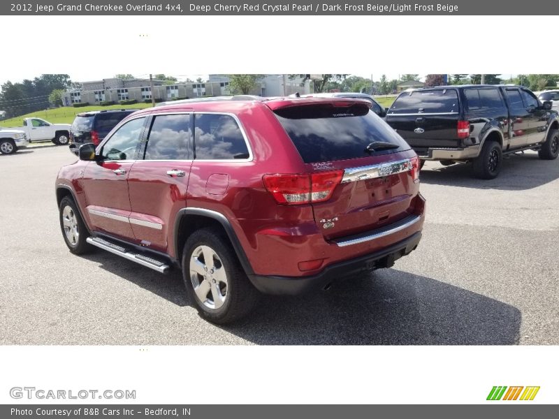 Deep Cherry Red Crystal Pearl / Dark Frost Beige/Light Frost Beige 2012 Jeep Grand Cherokee Overland 4x4
