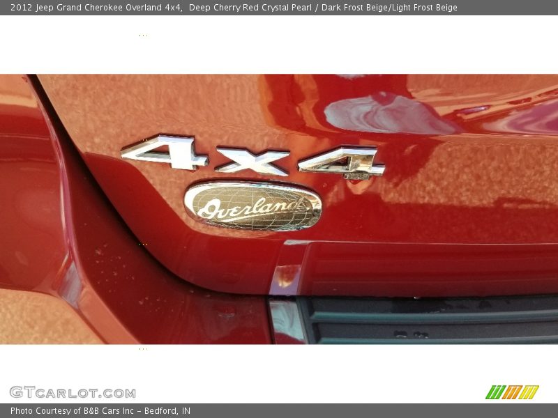 Deep Cherry Red Crystal Pearl / Dark Frost Beige/Light Frost Beige 2012 Jeep Grand Cherokee Overland 4x4
