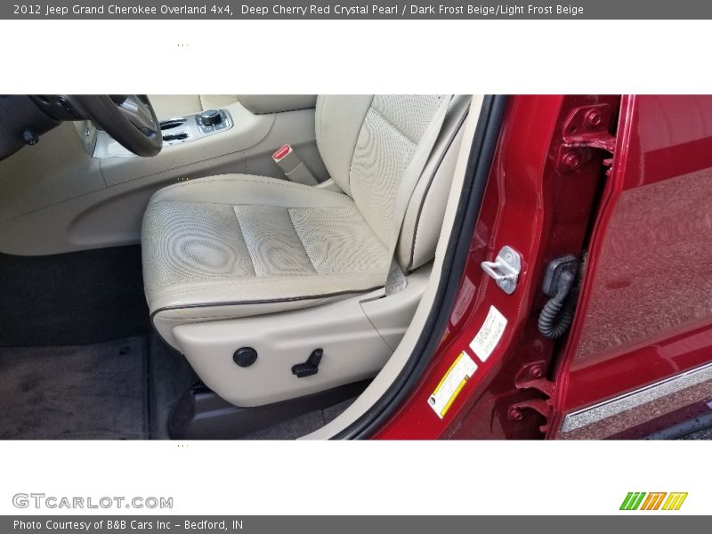 Deep Cherry Red Crystal Pearl / Dark Frost Beige/Light Frost Beige 2012 Jeep Grand Cherokee Overland 4x4