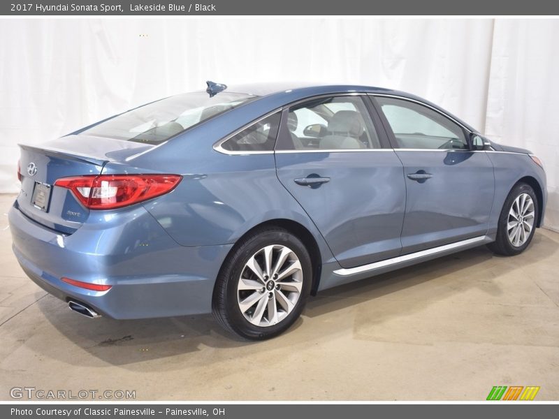 Lakeside Blue / Black 2017 Hyundai Sonata Sport