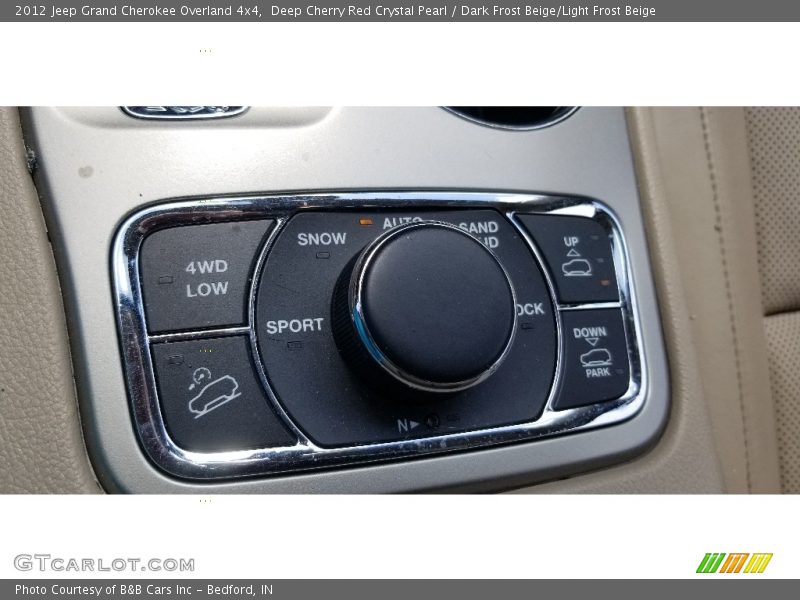 Deep Cherry Red Crystal Pearl / Dark Frost Beige/Light Frost Beige 2012 Jeep Grand Cherokee Overland 4x4